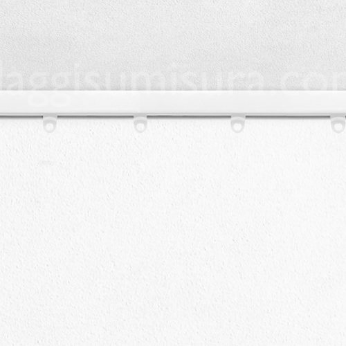 Binario Tenda Flessibile In Alluminio Bianco – Montaggio Soffitto O Parete – 7 Metri Tagliabile Per Bagno, Camera, Cucina E Divisori
