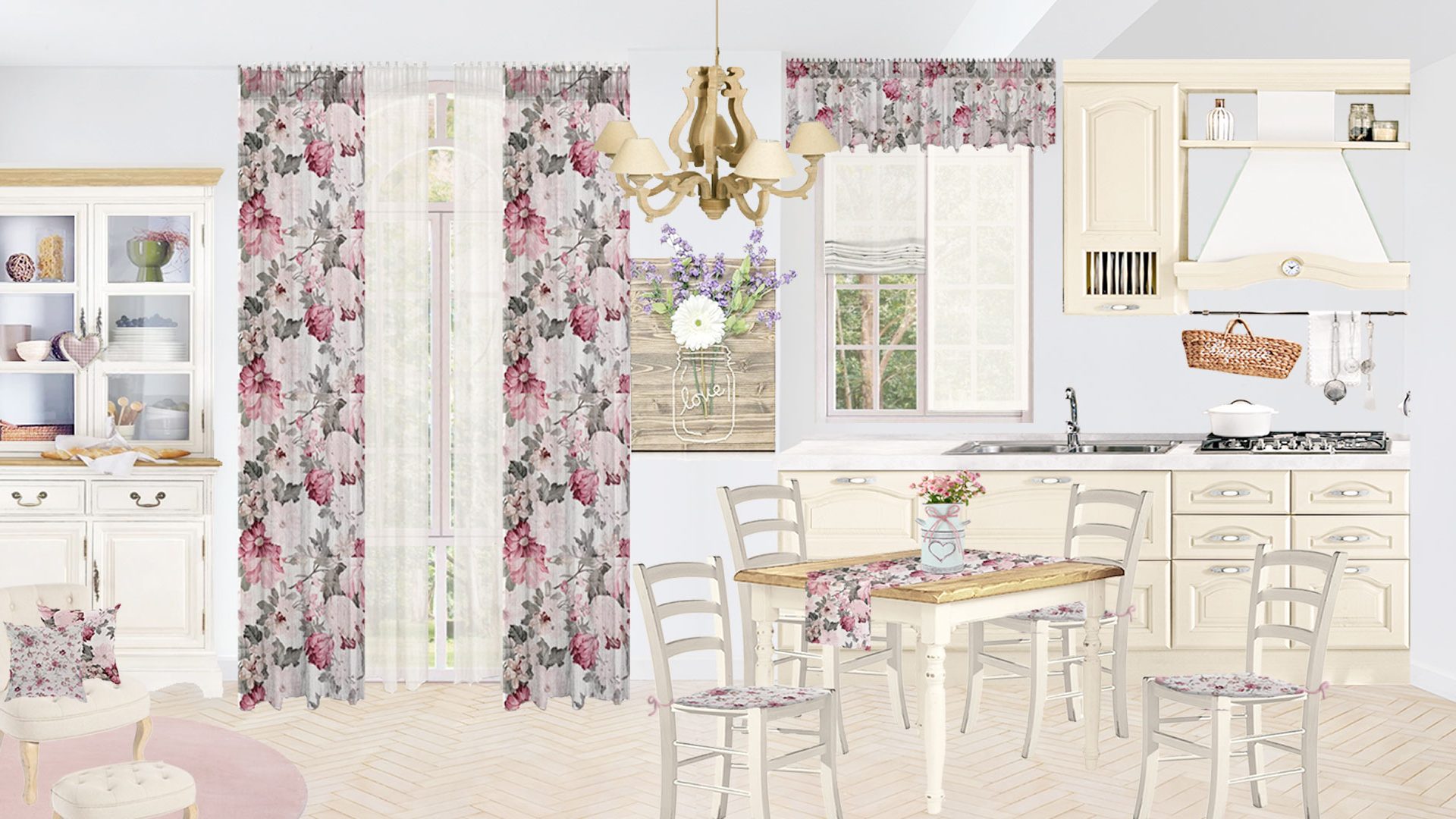 copertina ambiente stile shabby chic