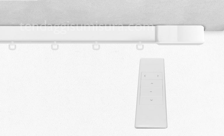 Binario per tende autoadesivo, per soffitto o parete, senza trapano, asta scorrevole da 40-300 cm, per camera da letto e bagno, facile da installare (200 cm, 2 x 100 cm