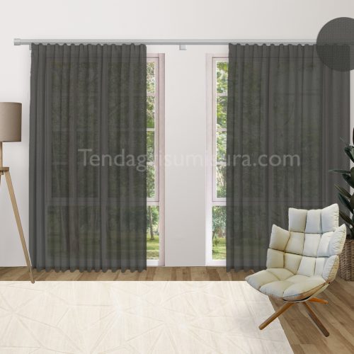 Nero tenda di lusso Asta del Bastone tende per vivere tenda spazio per il  Ristorante Grigio Scuro e Argento Blackout black tende