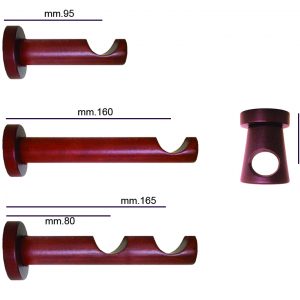 Supporto A Parete Per 7 Stecche Da Biliardo In Legno Massello - Porta Stecche Con Ripiano Per Palline - 5