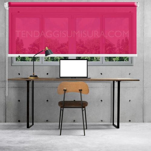 tenda a rullo fucsia magenta