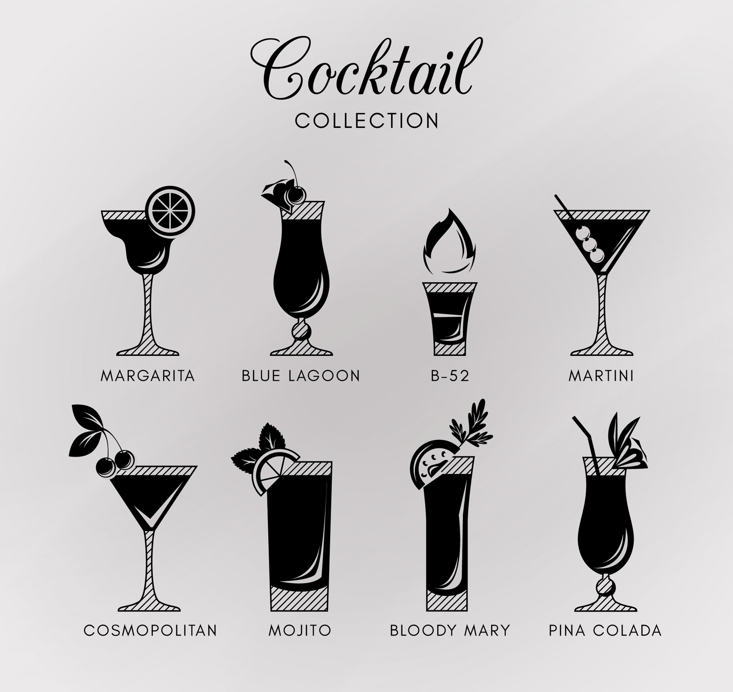 disegno industrial cocktail