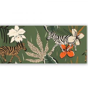 quadro boho chic verde jungle bohemian