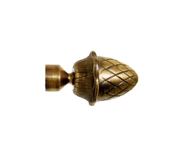 Terminale Pigna in ottone mm.20
