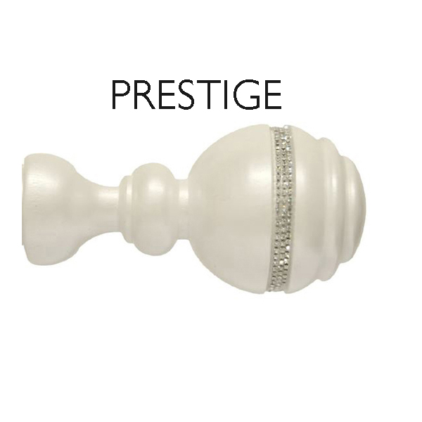 Orger 2 Aste Per Tende Telescopiche Con Cristallo – Diametro 2,5 Cm, Regolabili Da 76 A 203 Cm, Colore Nero, Design Moderno