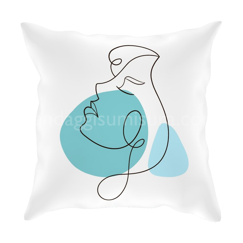 cuscino verde tiffany