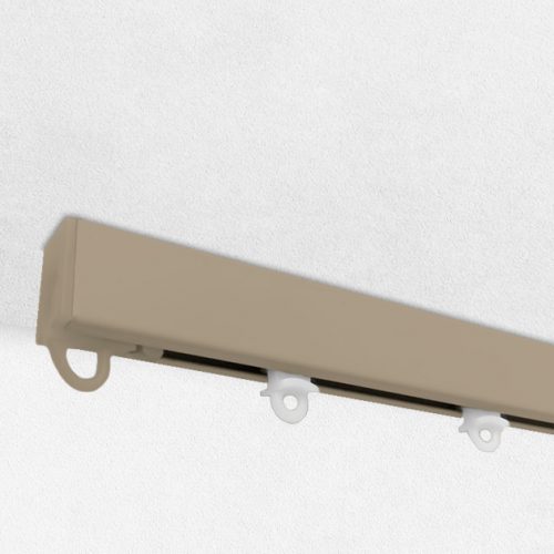 Binario Per Tende Da Soffitto EverTrack – Made In USA, 12 Piedi (3,6m), Color Argento Anodizzato