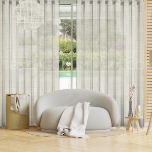 Tenda Matahina Bianco Filtrante 200x280cm Con Fettuccia E Passante - Foto 9