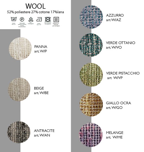 Campionatura tessuto WOOL
