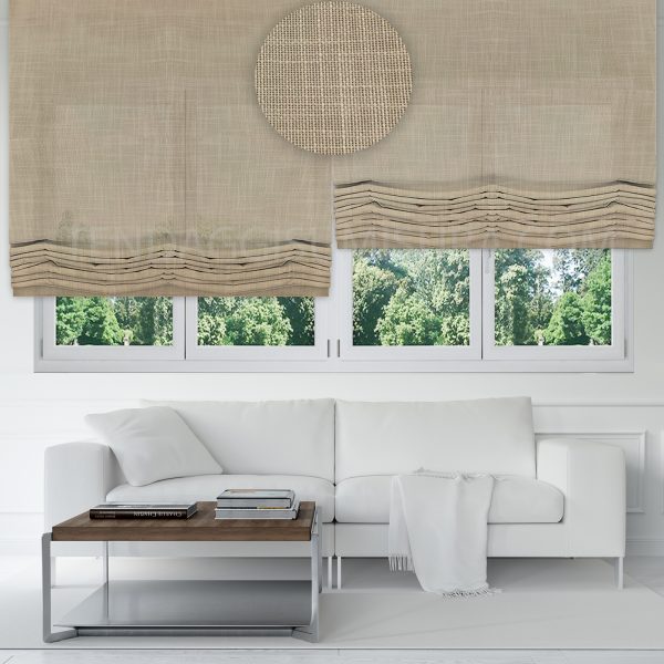 tenda a pacchetto beige su misura