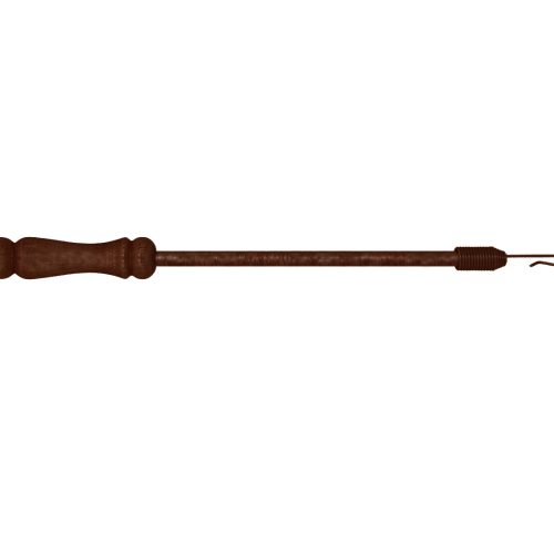 Bastone tenda in legno mm.35 ciliegio - immagine 2