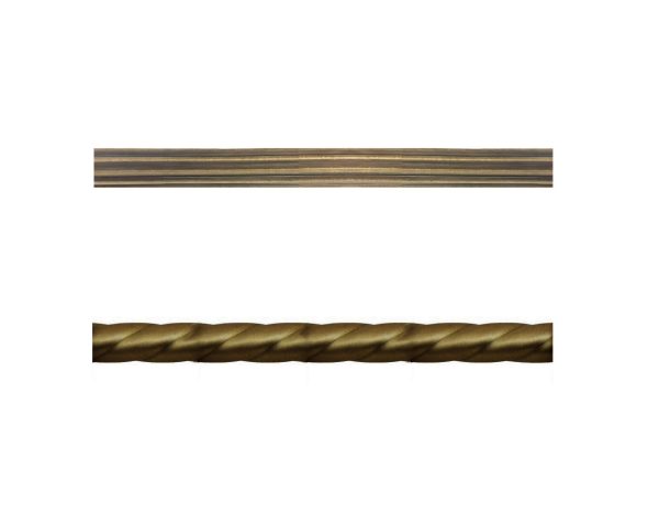 Tubo ottone brunito mm.20