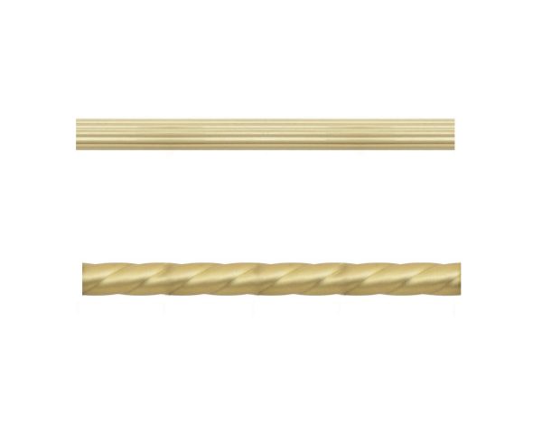 Tubo ottone satinato mm.20