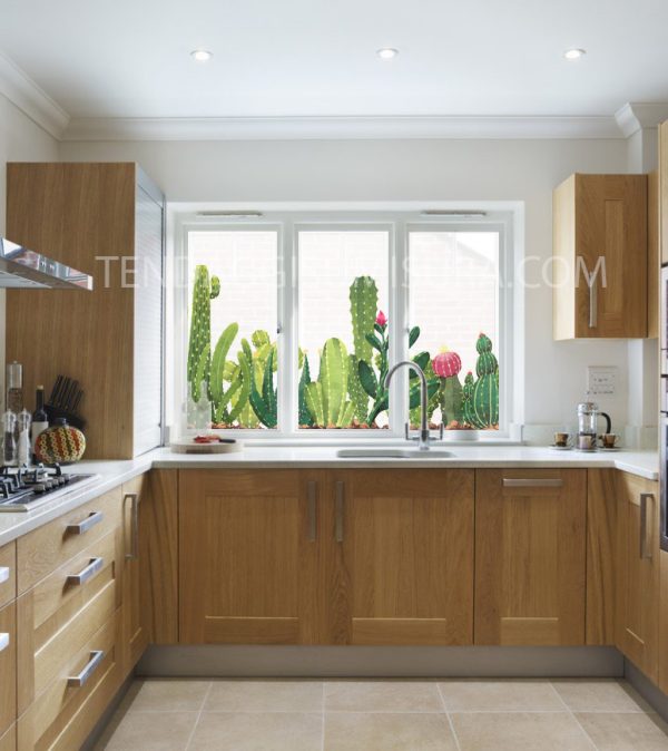 tende a vetro cucina su misura cactus