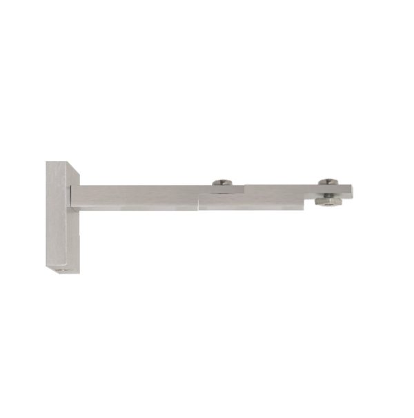 Supporto alluminio satinato modello Puk - a pezzo