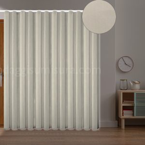tende a onda oscuranti grigio tortora chiaro su misura